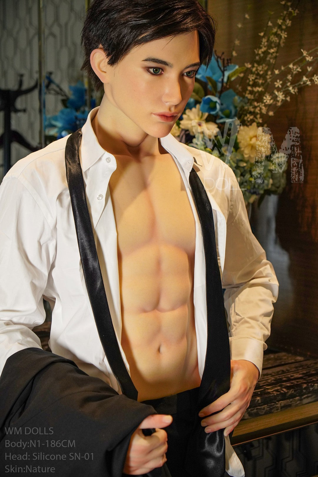 Kenji vīriešu dzimuma lelle (WM-Doll 186cm #N1 silikons)