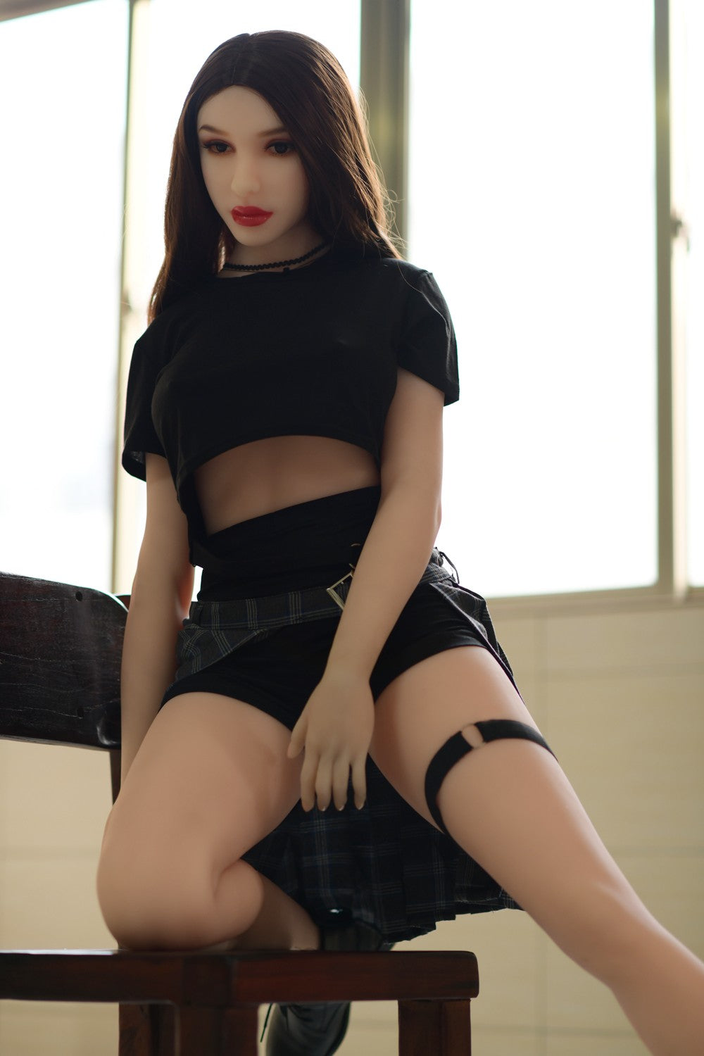 Stefānija seksa lelle (HRDoll 165 cm D-Cup #39 TPE)
