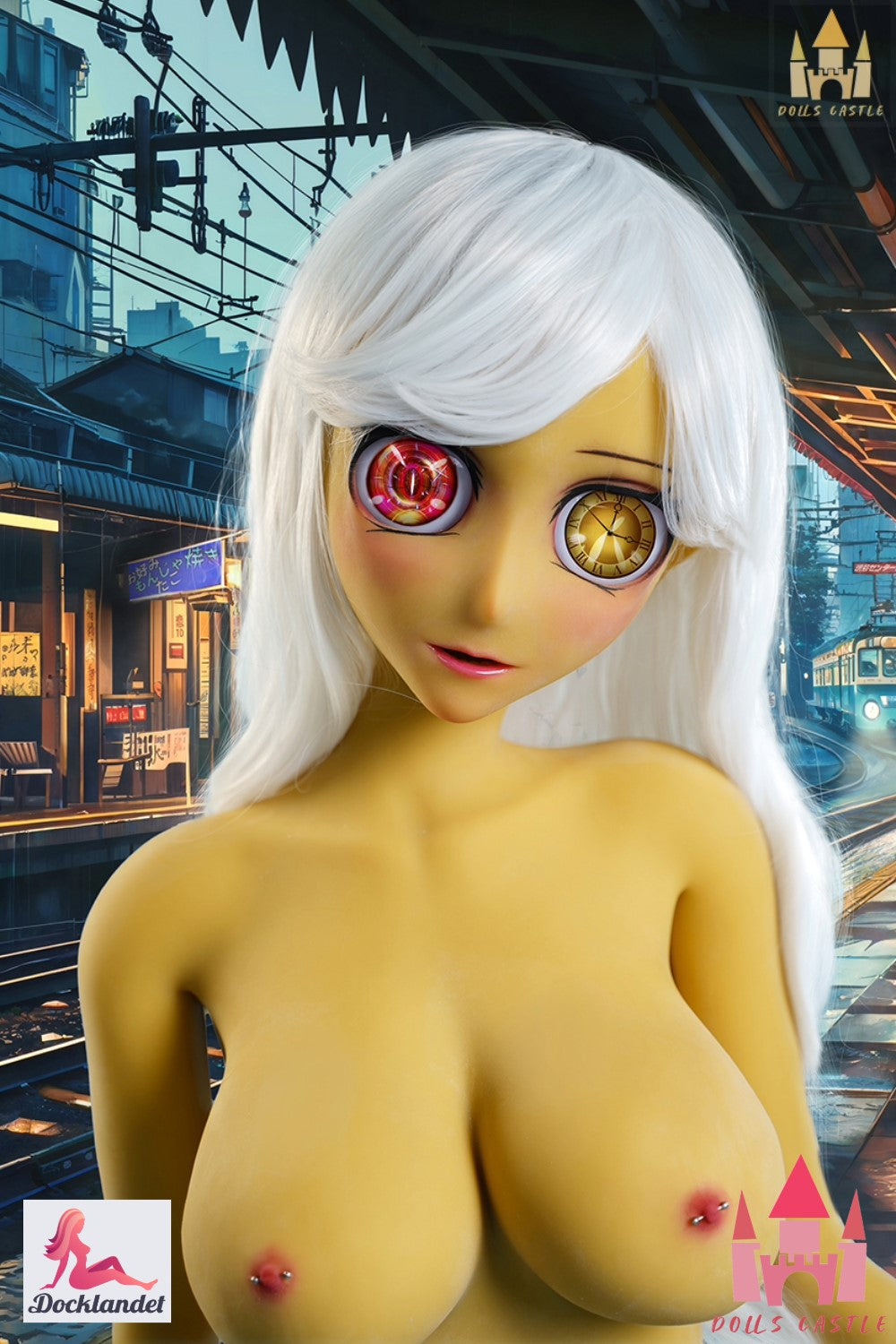 Seksa lelle Inasideja (Dolls Castle 160 cm D-Cup silikona)