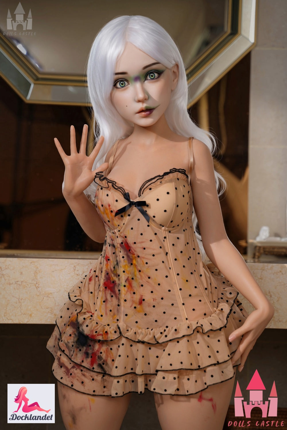 Ruoxi seksa lelle (Dolls Castle 135 cm A-Cus #S16 silikona)