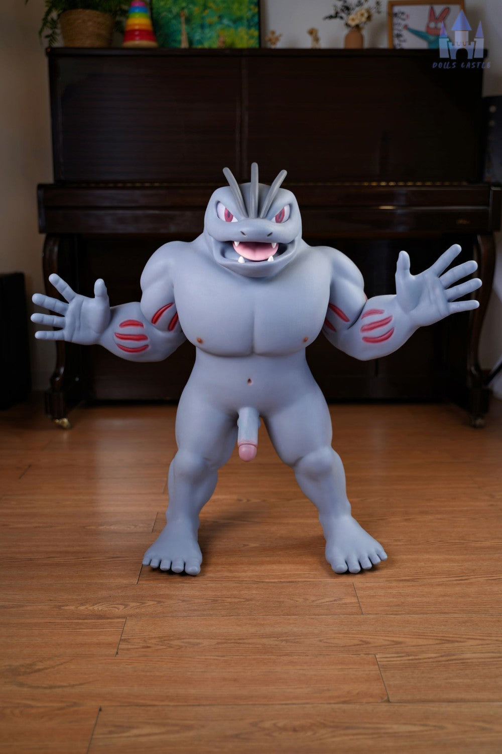 Machoke seksa lelle (Dolls Castle 70 cm silikons)