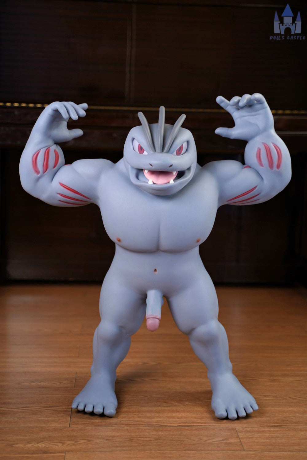 Machoke seksa lelle (Dolls Castle 70 cm silikons)