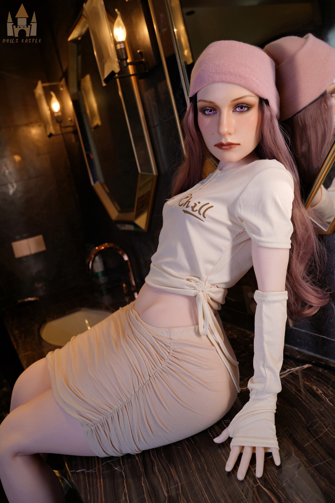 Jovelle Shemale seksa lelle (Dolls Castle 148 cm B-Cus #S14 TPE+Silikona)