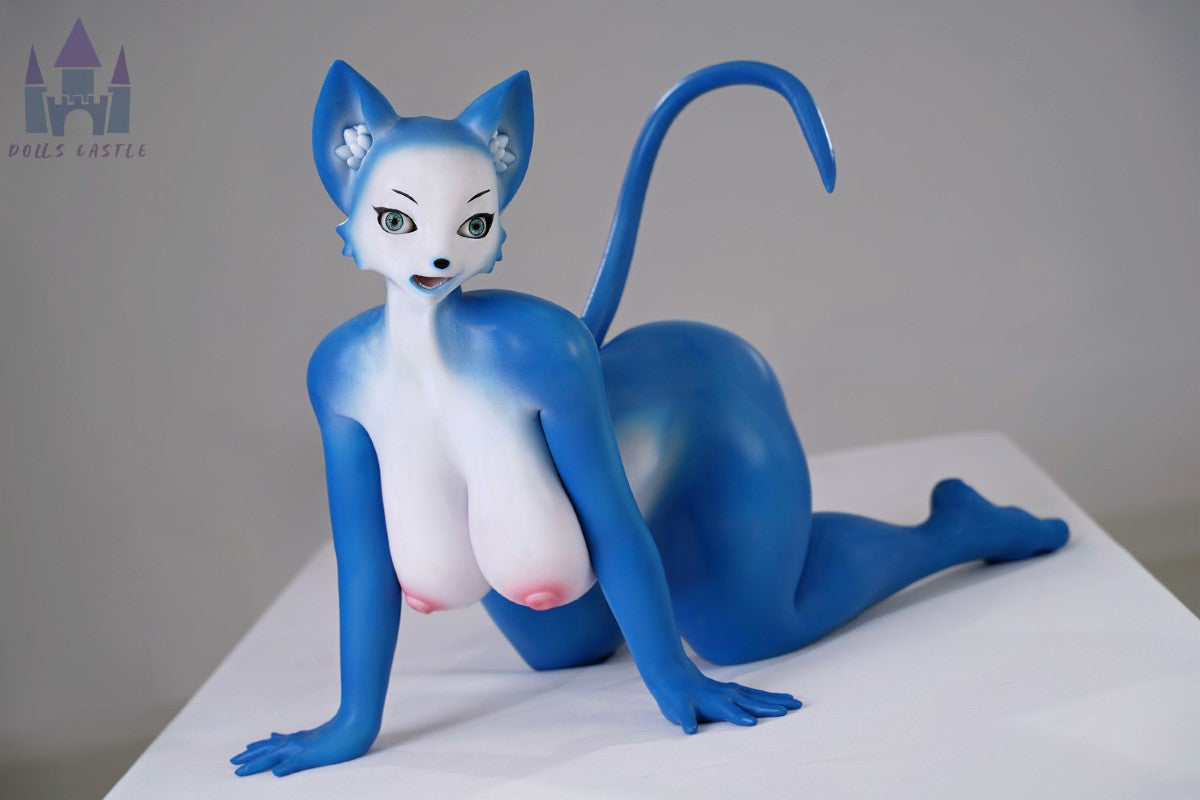 Seksa lelle Fenrija (Dolls Castle 60 cm G-Cup silikona)