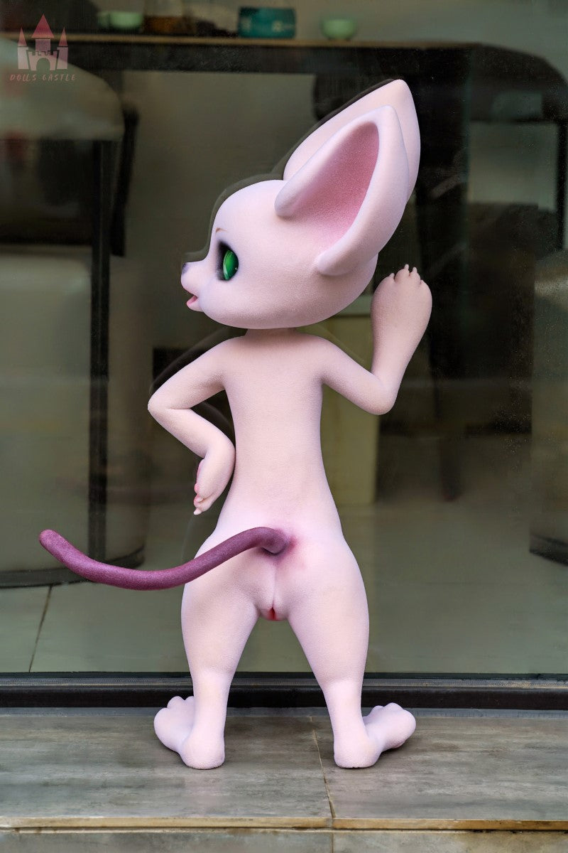 Siera peles seksa lelle (Dolls Castle 80 cm A-Cus silikona)