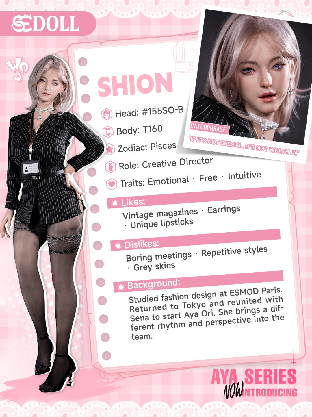 Shion.B seksa lelle (SEDoll 160 cm C-kauss #155SO RST silikons)