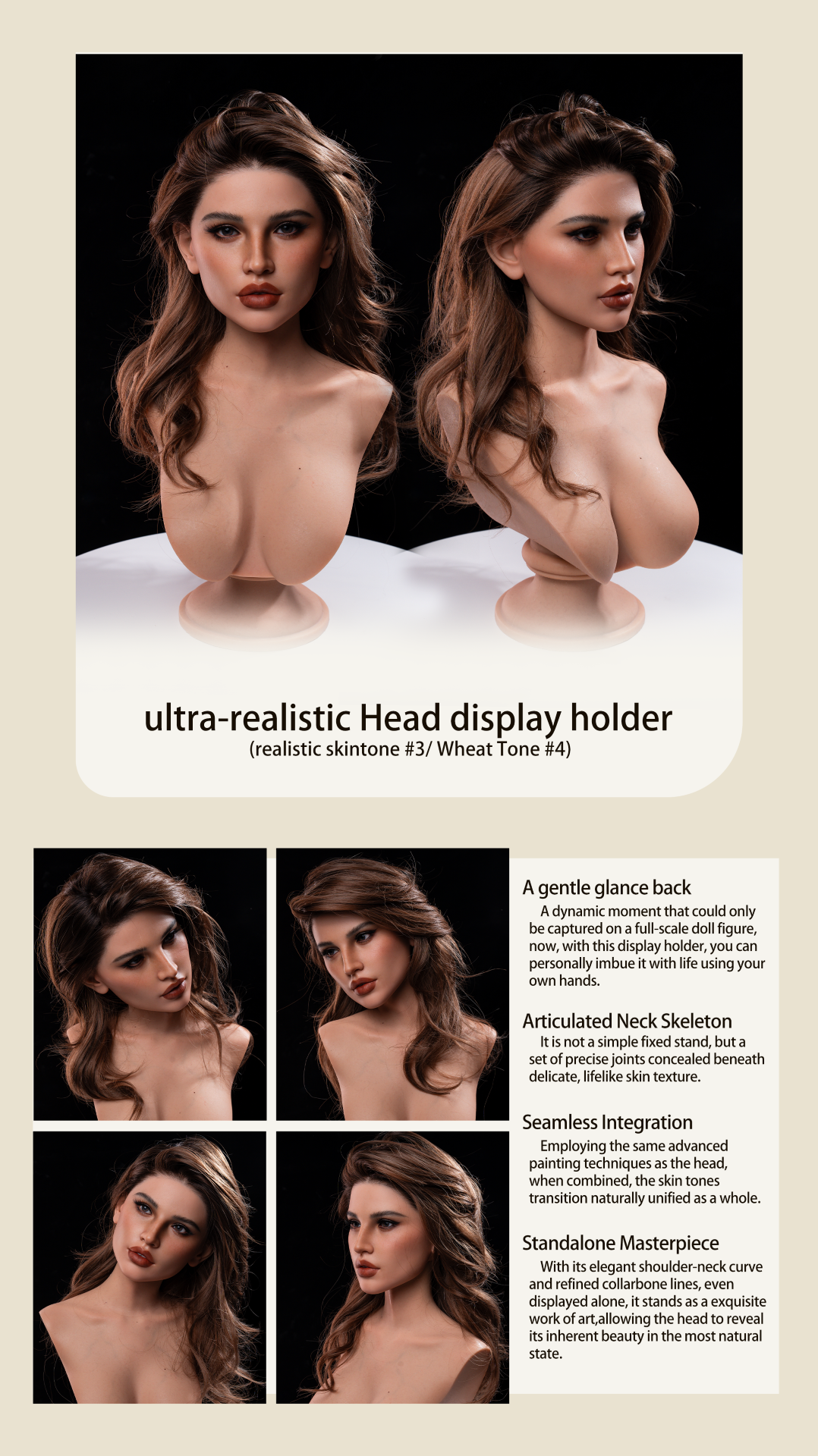 Luksusa seksa lelle Elsa Model 21 (Gynoid Doll 164 cm F-Cup silikona)