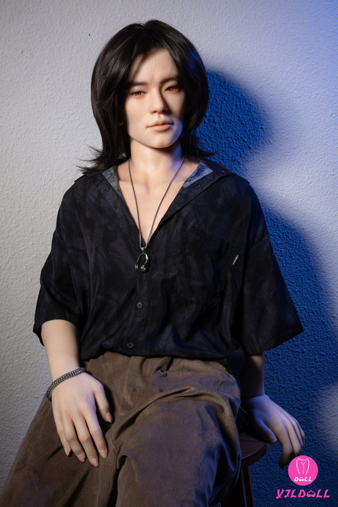 Čārlza vīriešu dzimuma lelle (YJL Doll 177 cm MD013 silikons)