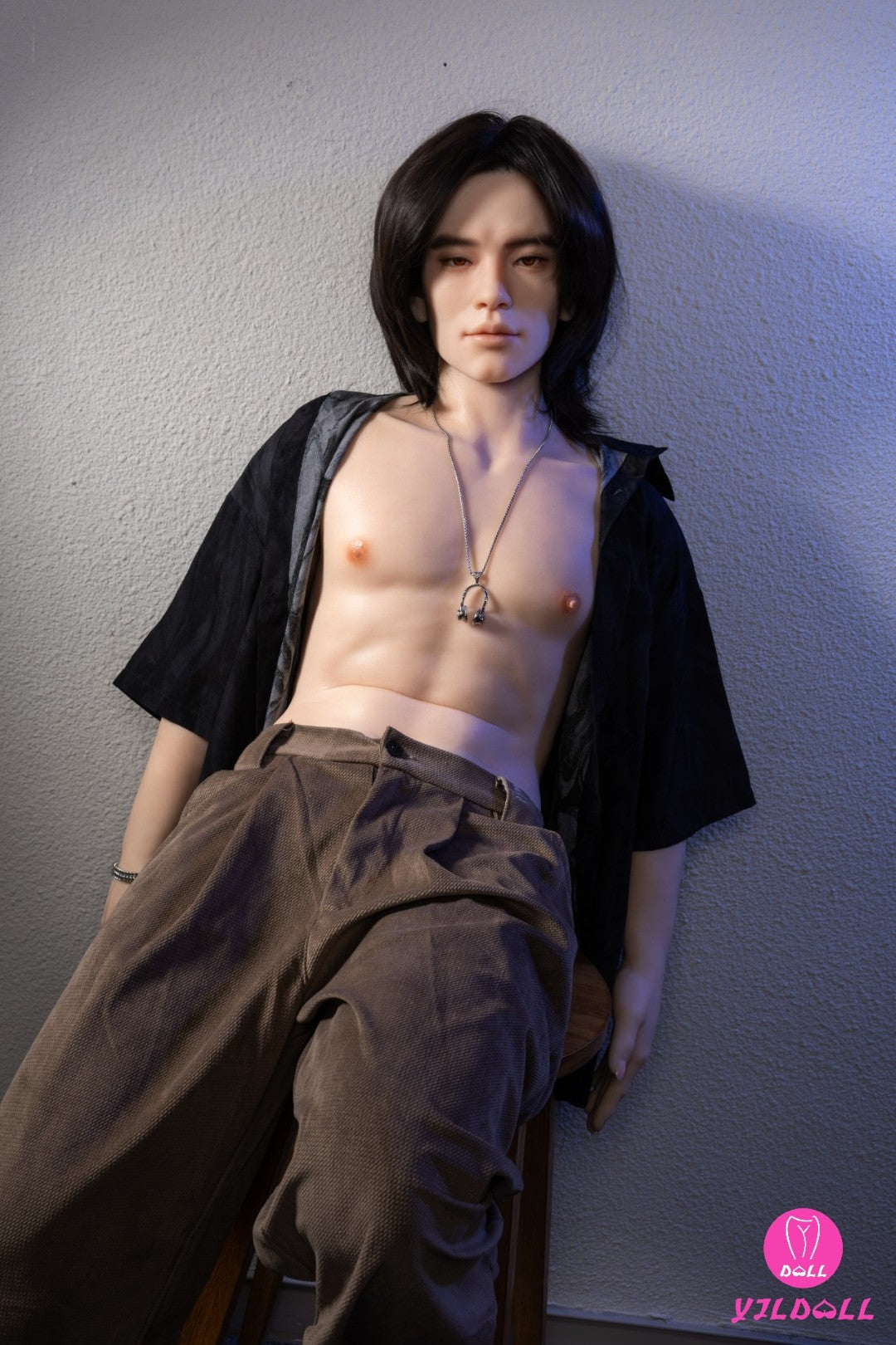 Čārlza vīriešu dzimuma lelle (YJL Doll 177 cm MD013 silikons)