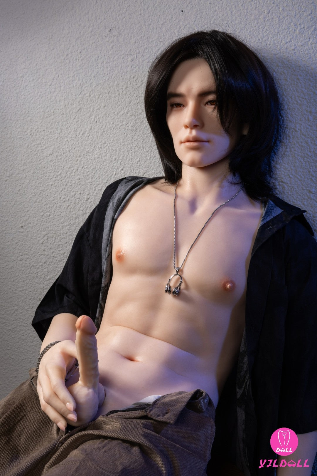 Čārlza vīriešu dzimuma lelle (YJL Doll 177 cm MD013 silikons)