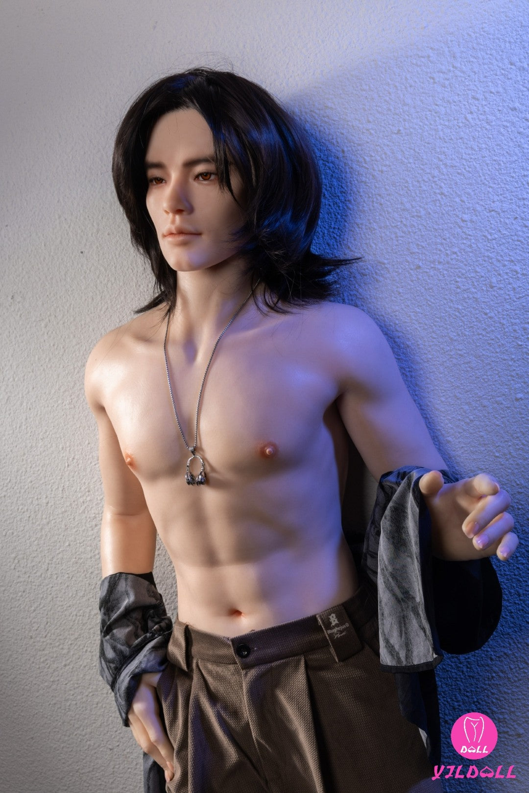 Čārlza vīriešu dzimuma lelle (YJL Doll 177 cm MD013 silikons)