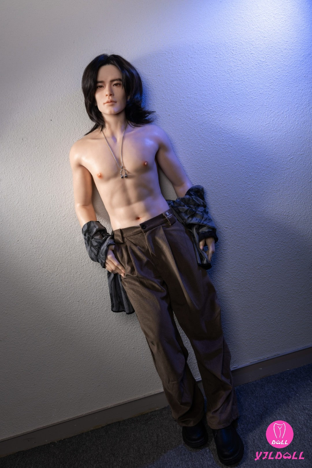 Čārlza vīriešu dzimuma lelle (YJL Doll 177 cm MD013 silikons)