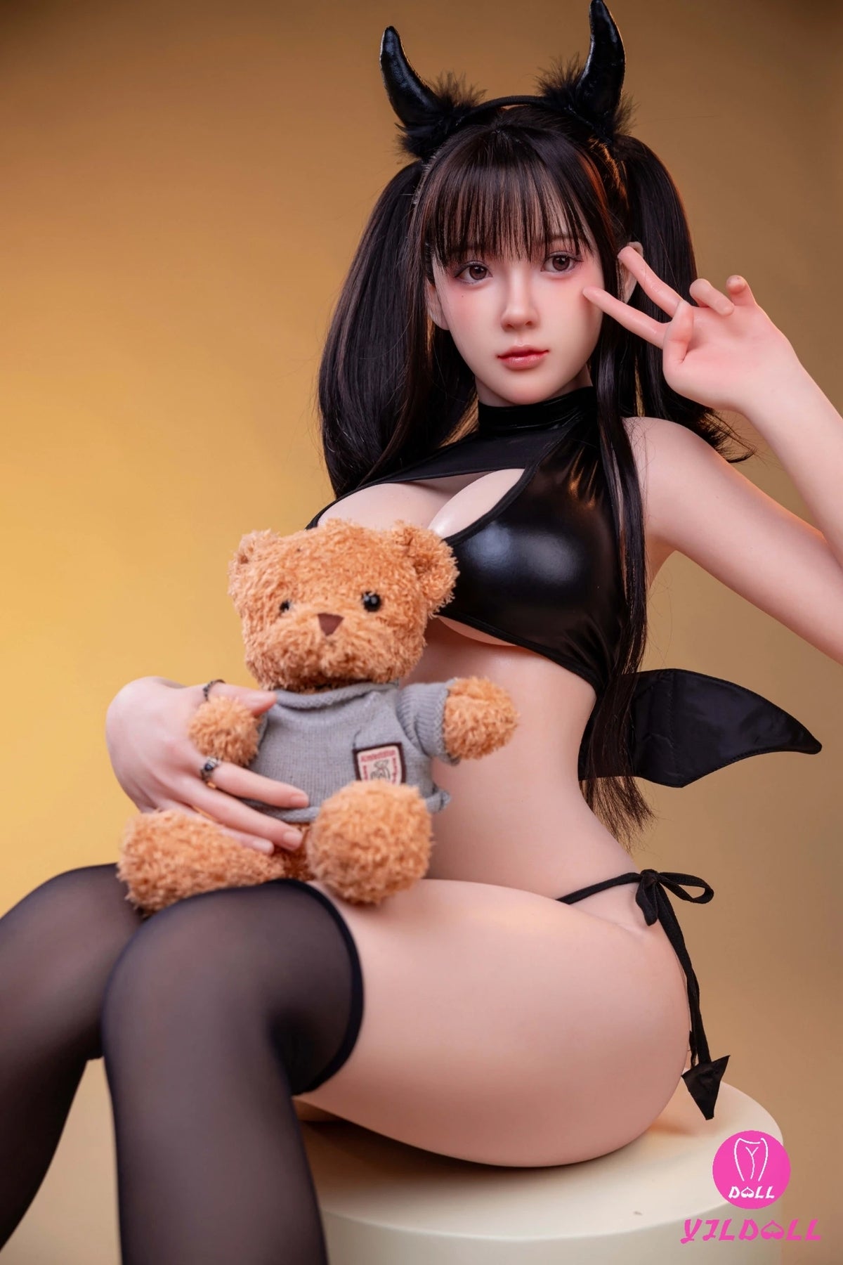 Cjao Jing seksa lelle (YJL Doll 168 cm E-Cus #453 silikons)