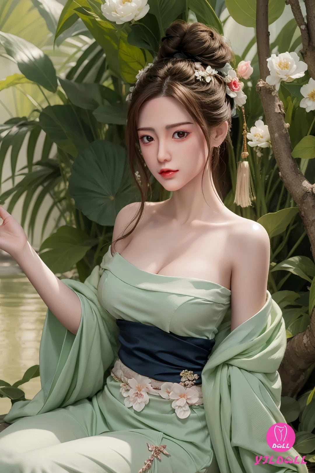 Fan Jing Sex Doll (YJL Doll 165 cm D-Cup #449 silikons)