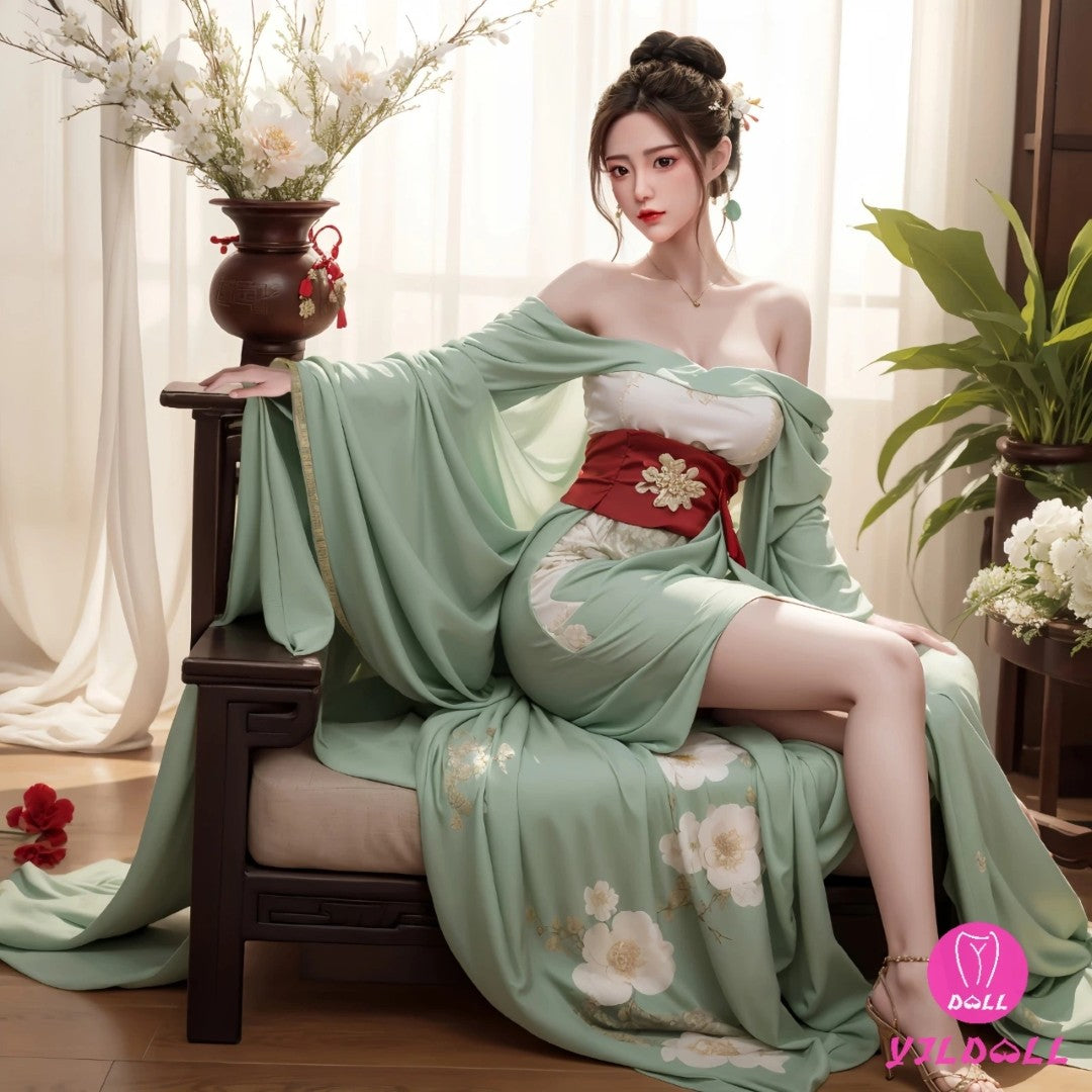 Fan Jing Sex Doll (YJL Doll 165 cm D-Cup #449 silikons)