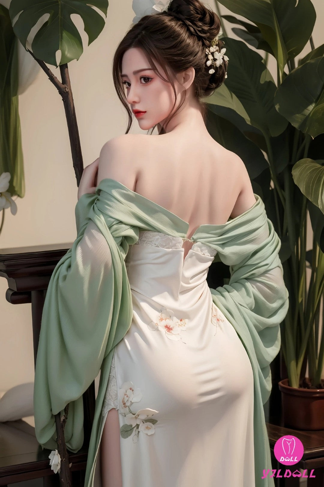 Fan Jing Sex Doll (YJL Doll 165 cm D-Cup #449 silikons)