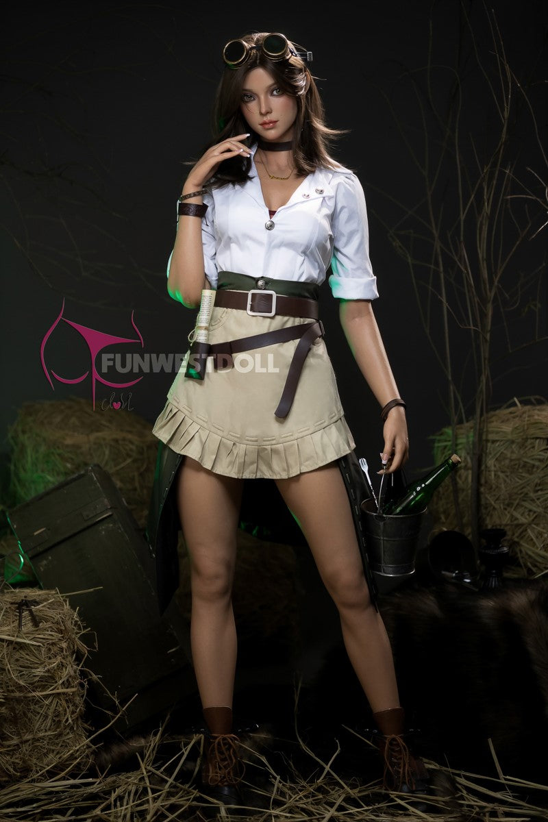 Leksijas seksa lelle (FunWest Doll 168cm D-kausa #026S RST Silikons) EXPRESS