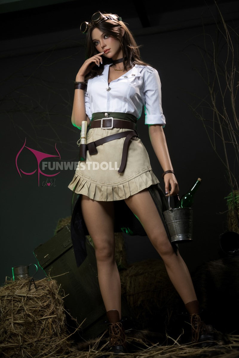 Leksijas seksa lelle (FunWest Doll 168cm D-kausa #026S RST Silikons) EXPRESS