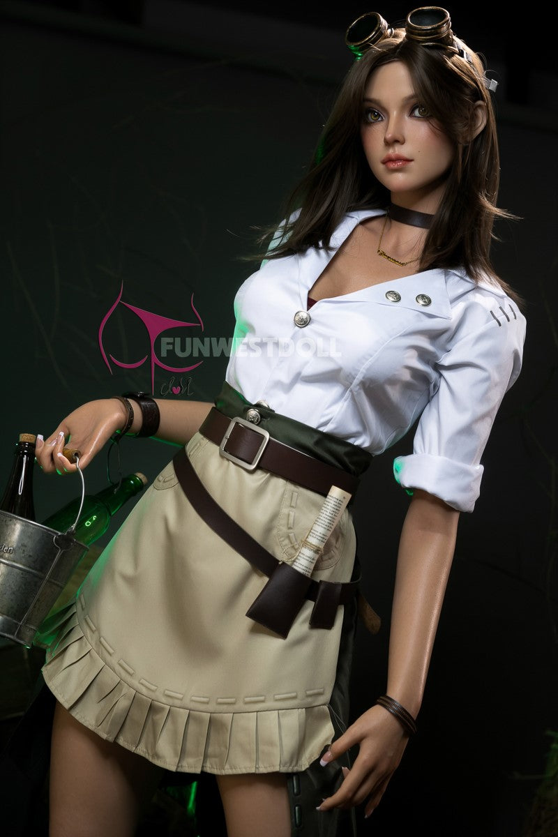 Leksijas seksa lelle (FunWest Doll 168cm D-kausa #026S RST Silikons) EXPRESS