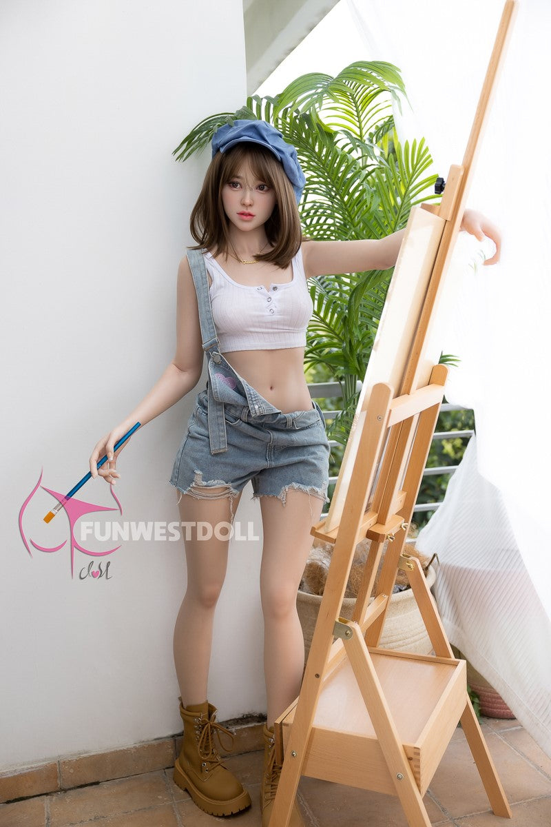 Lūcijas seksa lelle (FunWest Doll 159 cm A-kauss #032S silikons)