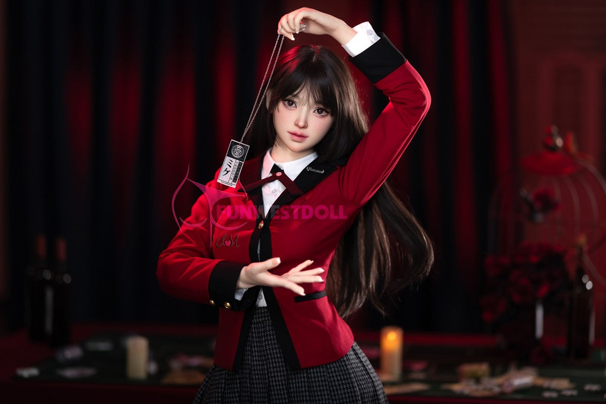 Yumeko Jabami seksa lelle (FunWest Doll 159 cm A-kauss #038S silikons)