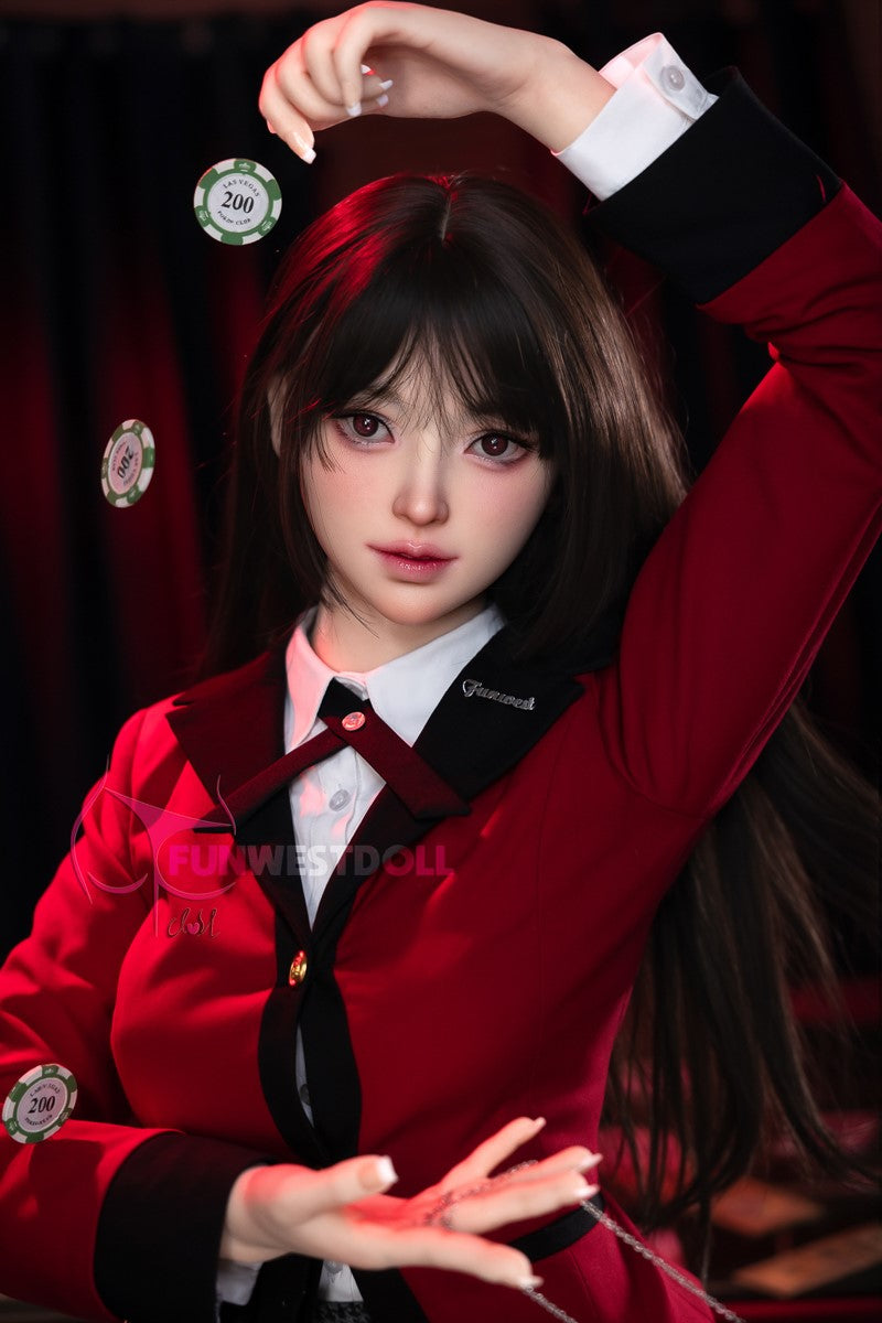 Yumeko Jabami seksa lelle (FunWest Doll 159 cm A-kauss #038S silikons)