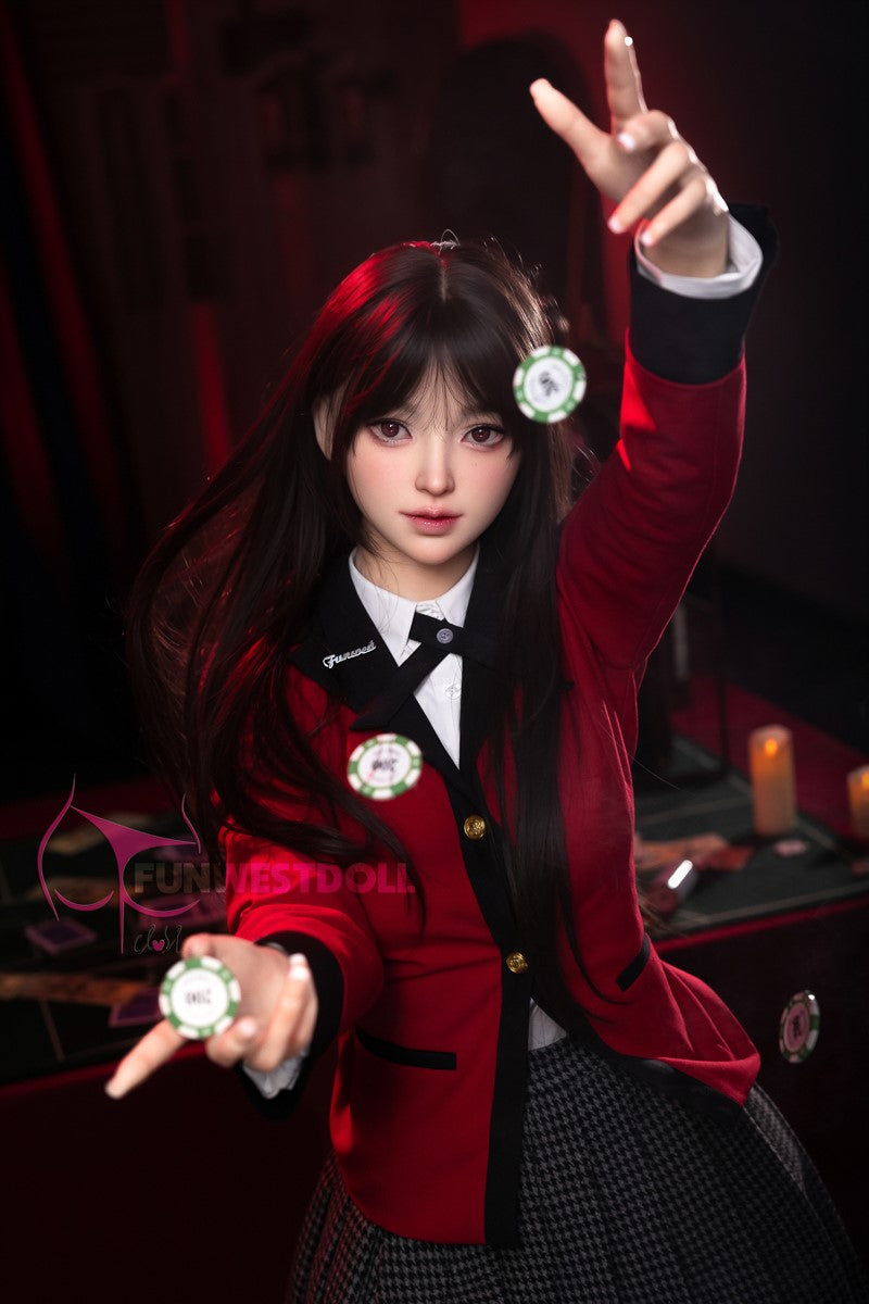 Yumeko Jabami seksa lelle (FunWest Doll 159 cm A-kauss #038S silikons)