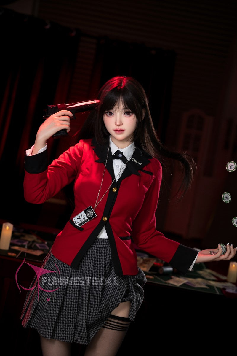Yumeko Jabami seksa lelle (FunWest Doll 159 cm A-kauss #038S silikons)