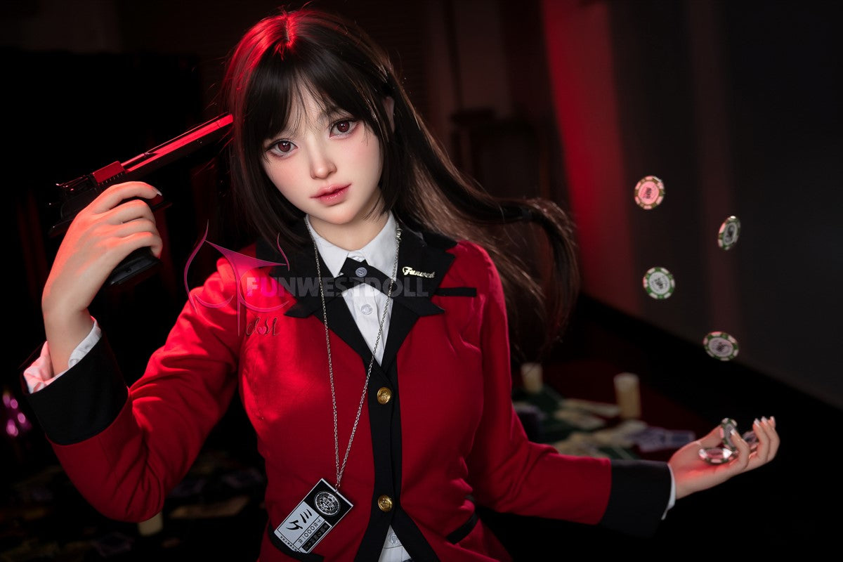 Yumeko Jabami seksa lelle (FunWest Doll 159 cm A-kauss #038S silikons)