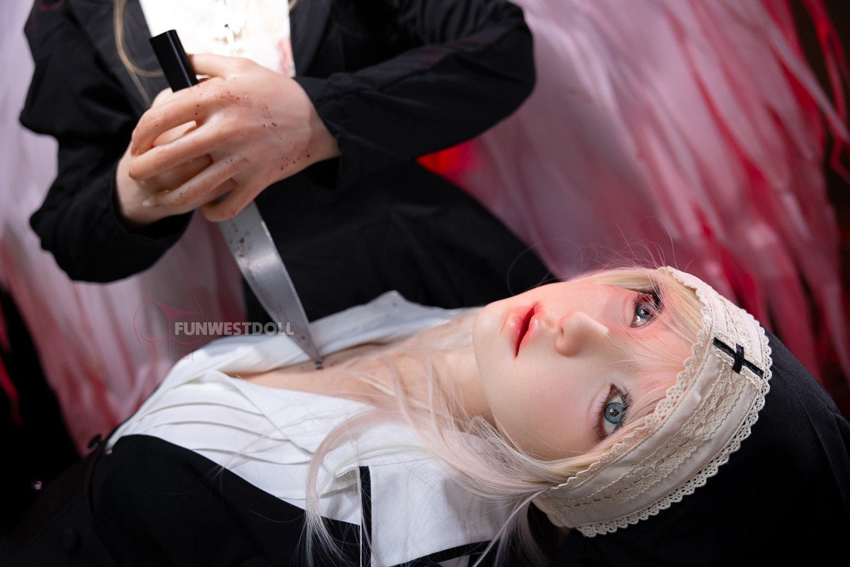 Žizele seksa lelle (FunWest Doll 159 cm A-kauss #056SJ RST silikons)