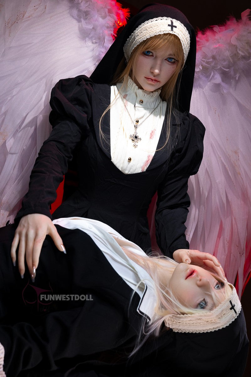 Žizele seksa lelle (FunWest Doll 159 cm A-kauss #056SJ RST silikons)