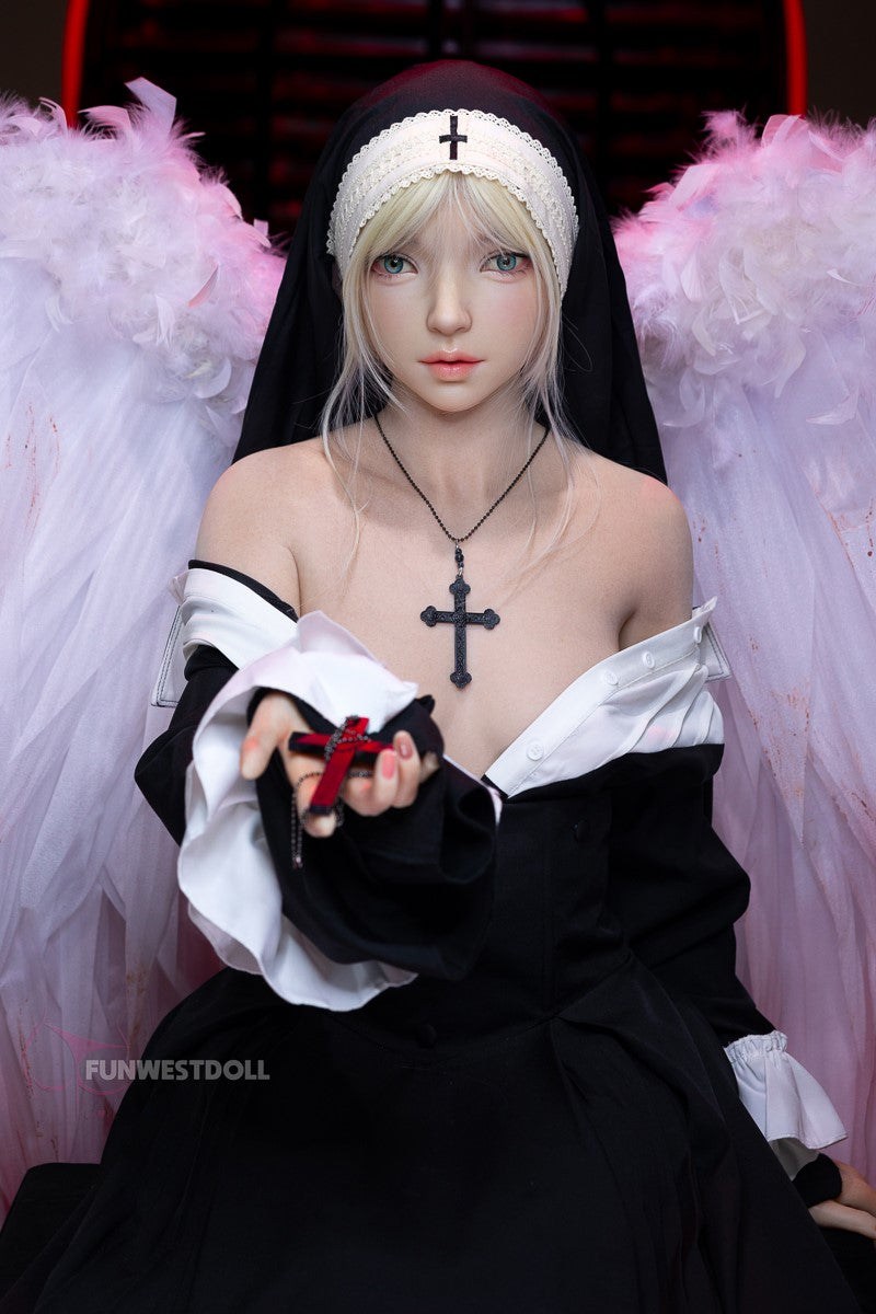 Žizele seksa lelle (FunWest Doll 159 cm A-kauss #056SJ RST silikons)
