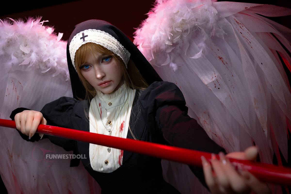 Bella seksa lelle (FunWest Doll 159 cm A-kauss #037S RST silikons)
