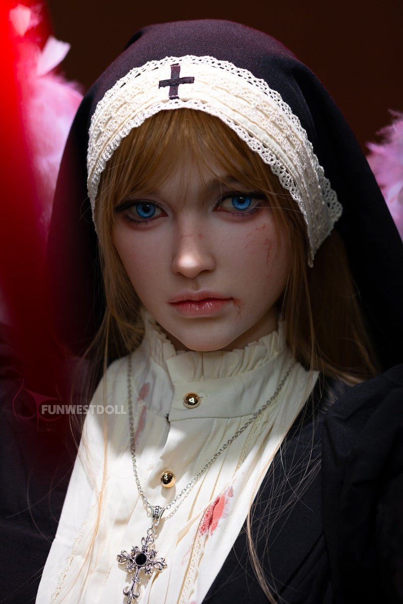Bella seksa lelle (FunWest Doll 159 cm A-kauss #037S RST silikons)