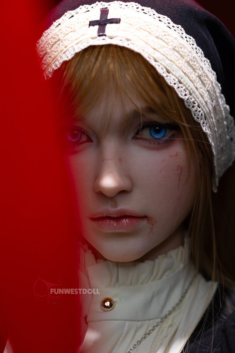 Bella seksa lelle (FunWest Doll 159 cm A-kauss #037S RST silikons)