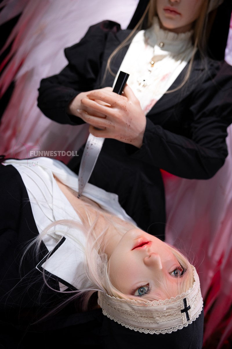 Bella seksa lelle (FunWest Doll 159 cm A-kauss #037S RST silikons)