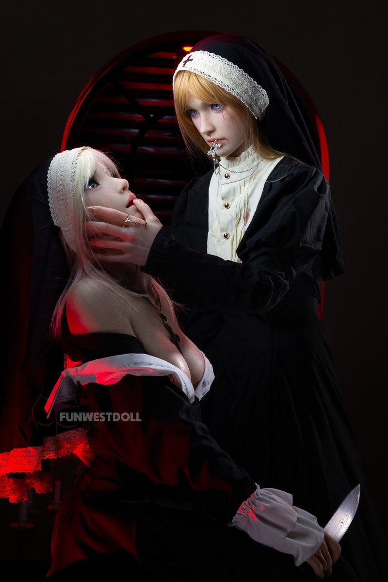 Bella seksa lelle (FunWest Doll 159 cm A-kauss #037S RST silikons)
