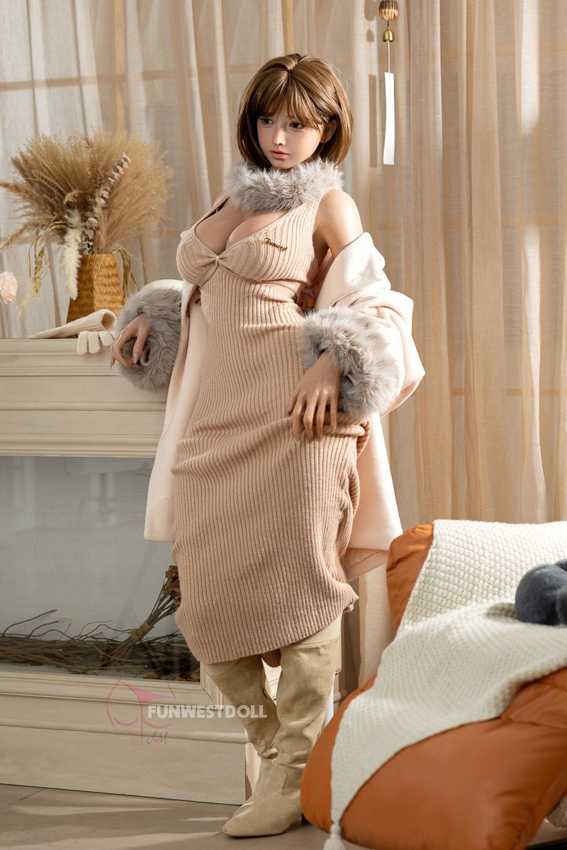 Eimija seksa lelle (FunWest Doll 157 cm G-kauss #041SJ RST silikons)