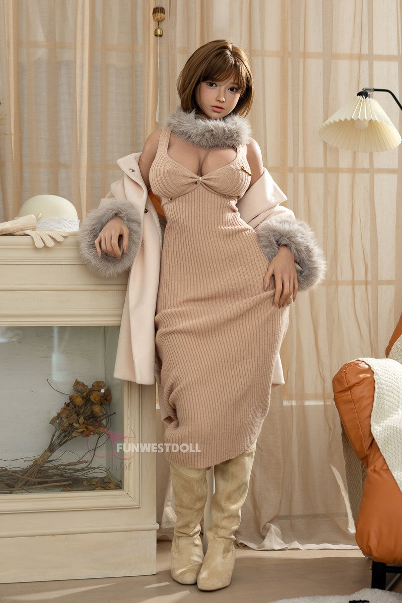 Eimija seksa lelle (FunWest Doll 157 cm G-kauss #041SJ RST silikons)
