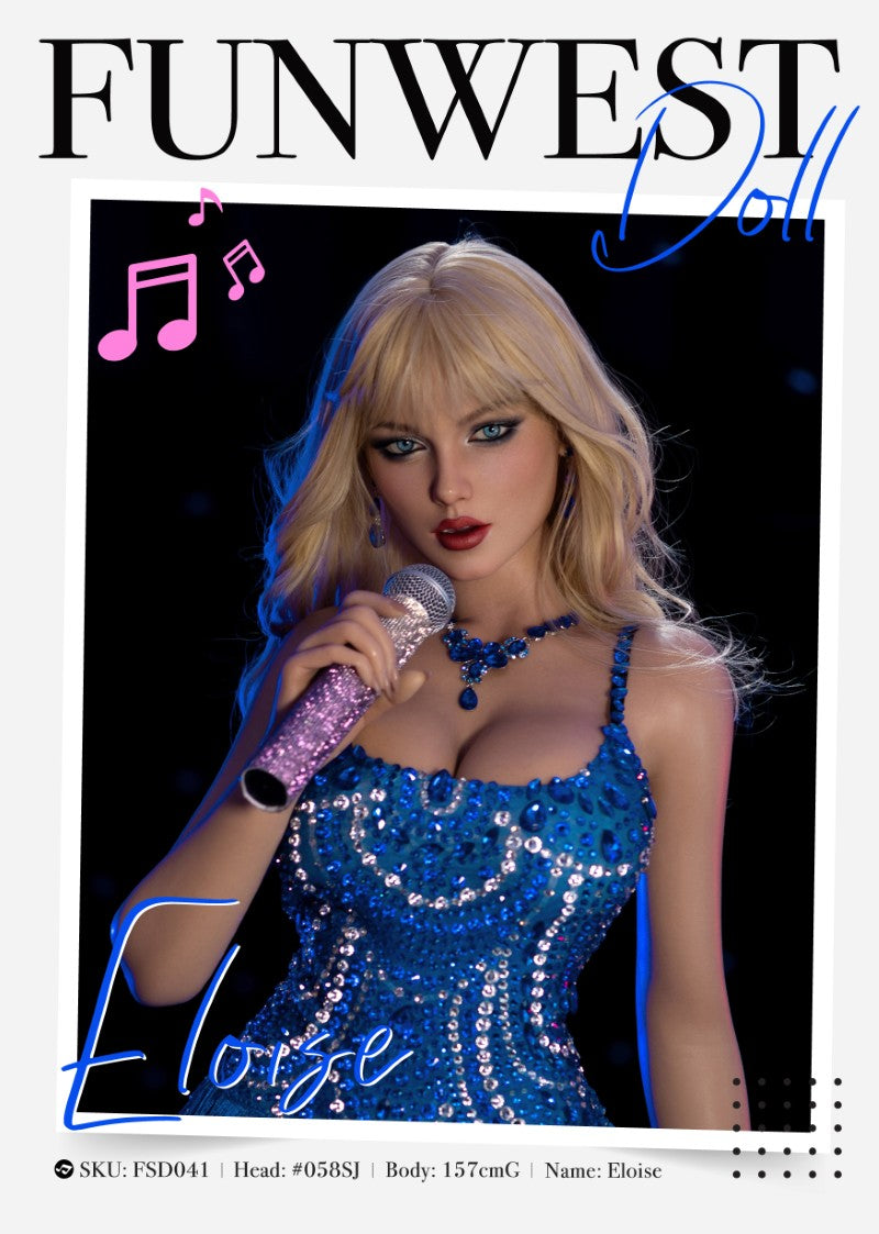 Eloīze seksa lelle (FunWest Doll 157 cm G-kauss #058SJ RST silikons)
