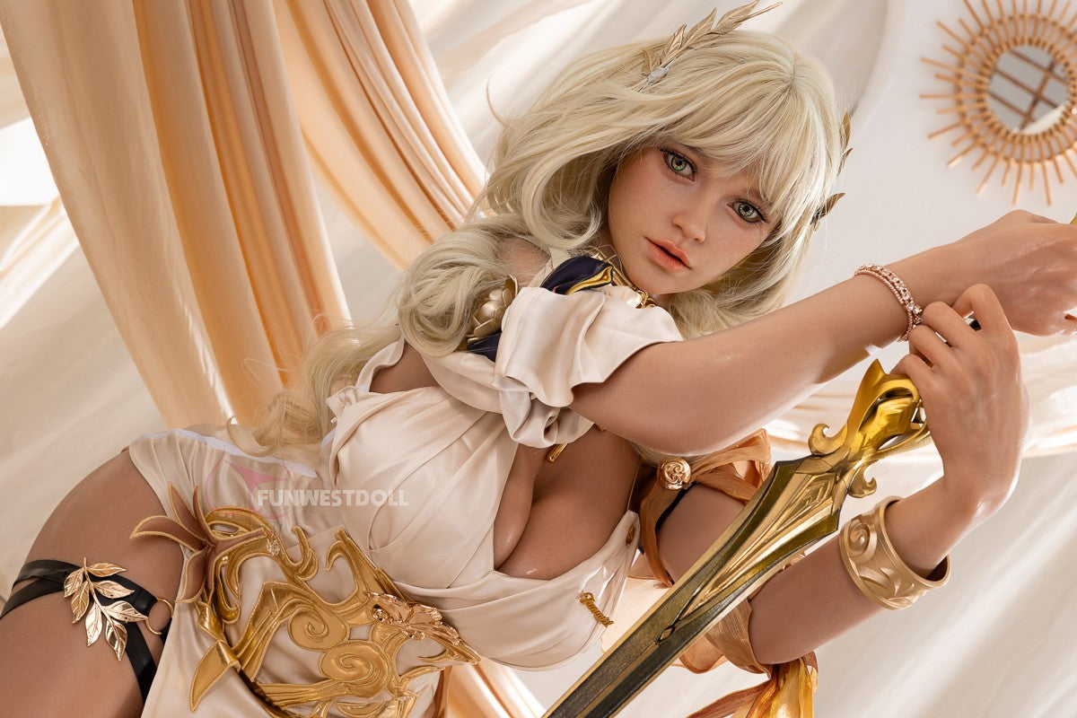 Bella seksa lelle (FunWest Doll 157 cm G-kauss #037SJ RST silikons)