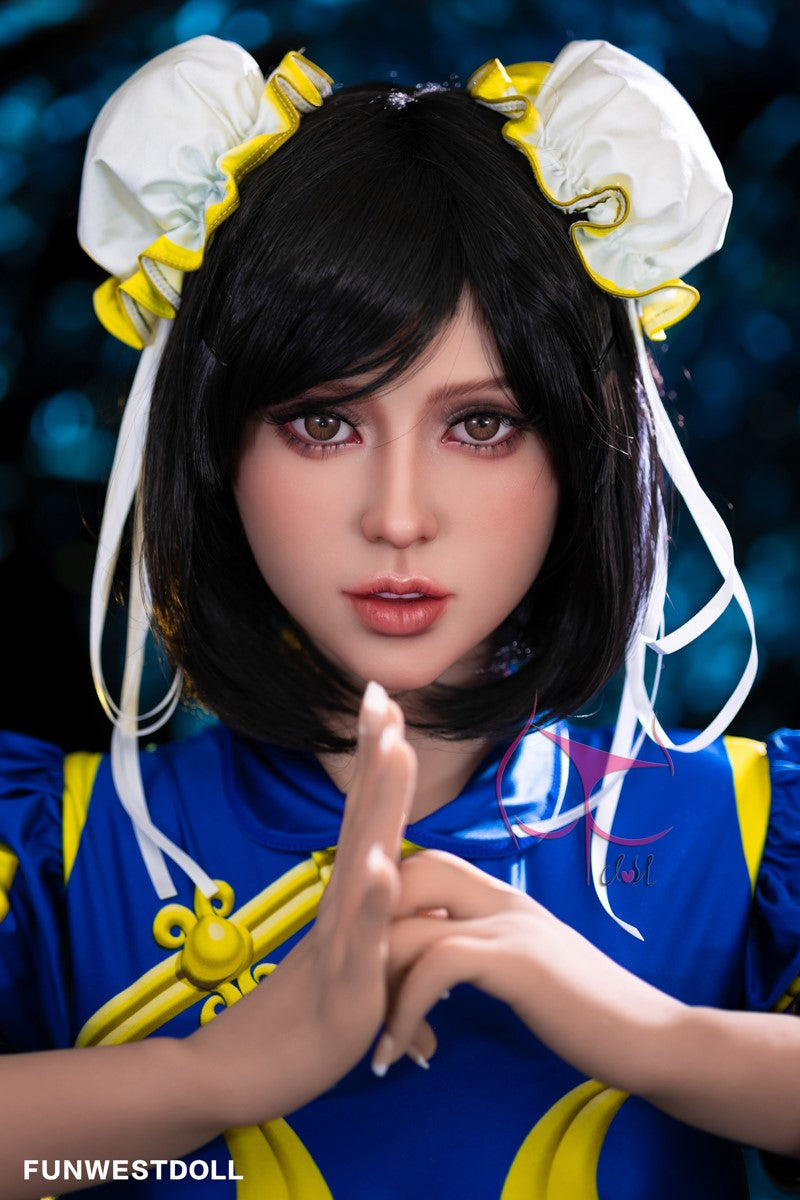 Čun Li seksa lelle (FunWest Doll 155 cm F-Cus #032 TPE)