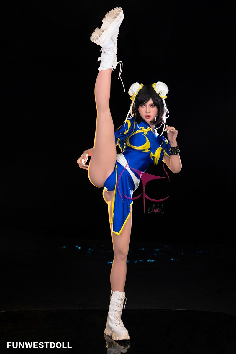Čun Li seksa lelle (FunWest Doll 155 cm F-Cus #032 TPE)