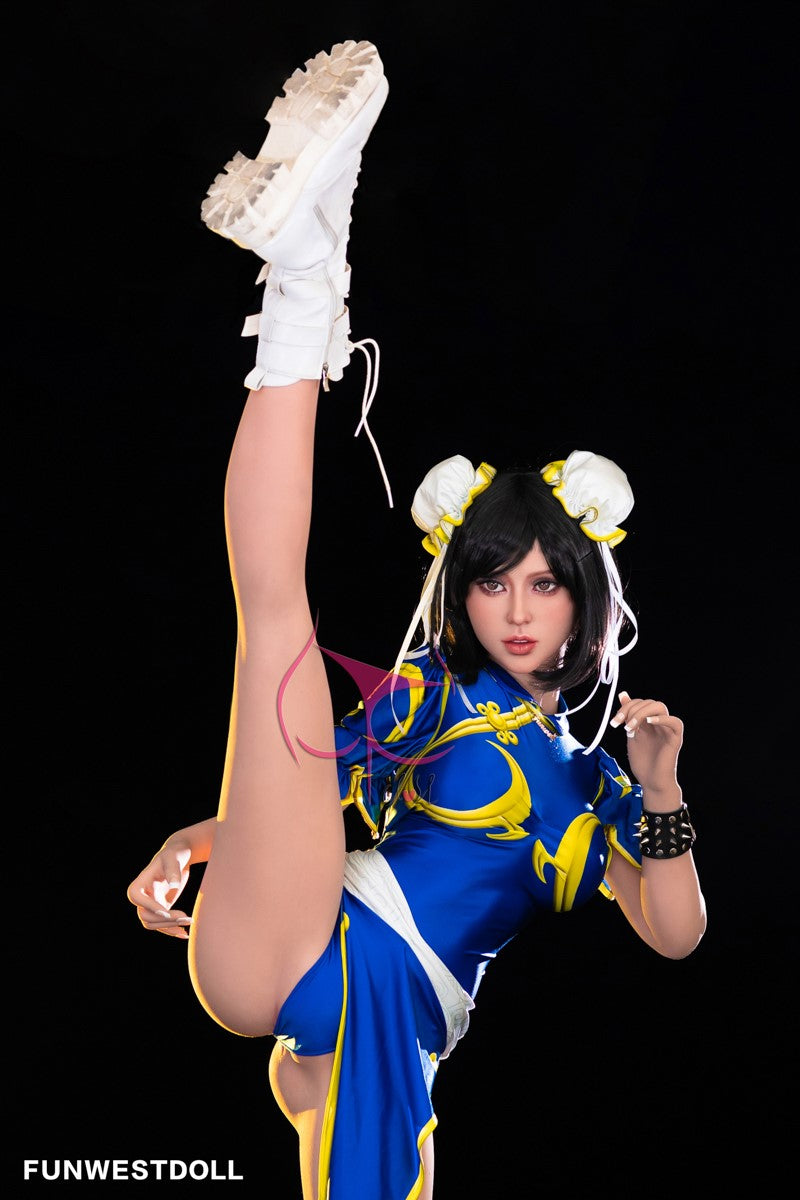 Čun Li seksa lelle (FunWest Doll 155 cm F-Cus #032 TPE)