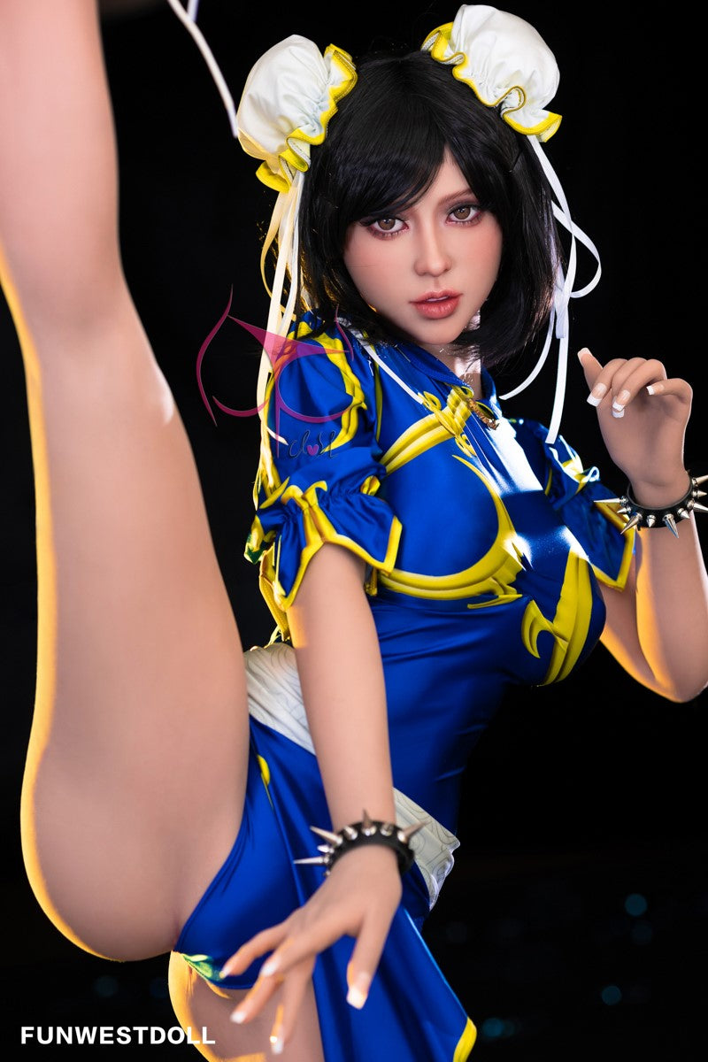 Čun Li seksa lelle (FunWest Doll 155 cm F-Cus #032 TPE)