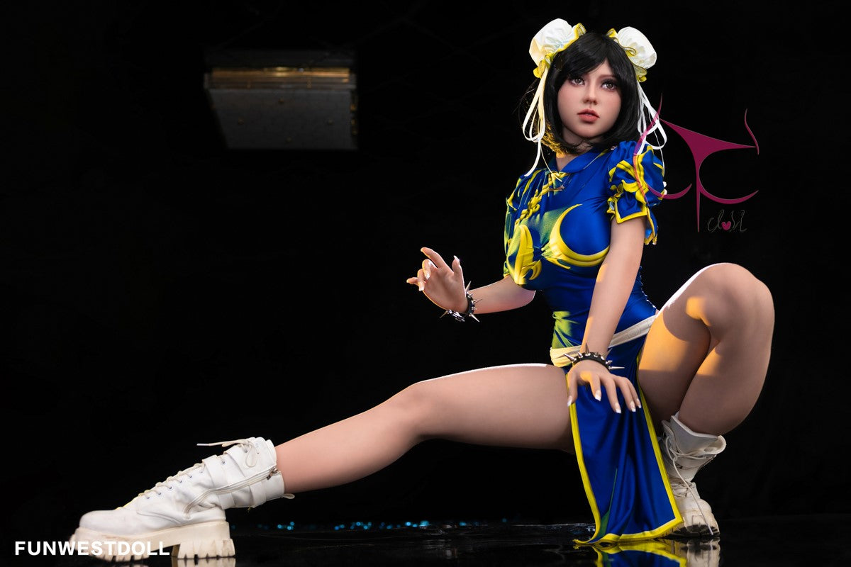 Čun Li seksa lelle (FunWest Doll 155 cm F-Cus #032 TPE)