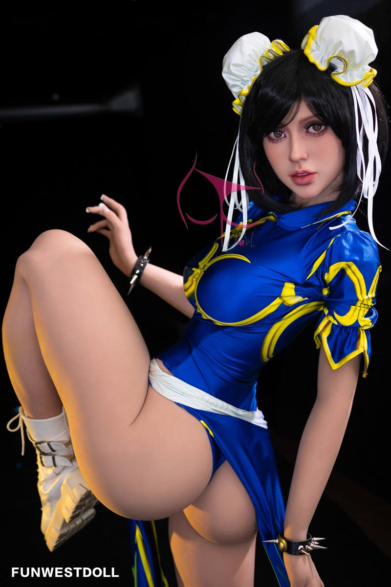 Čun Li seksa lelle (FunWest Doll 155 cm F-Cus #032 TPE)