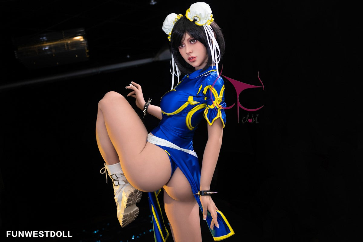 Čun Li seksa lelle (FunWest Doll 155 cm F-Cus #032 TPE)