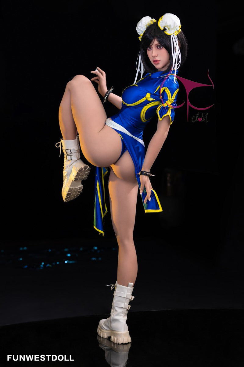 Čun Li seksa lelle (FunWest Doll 155 cm F-Cus #032 TPE)