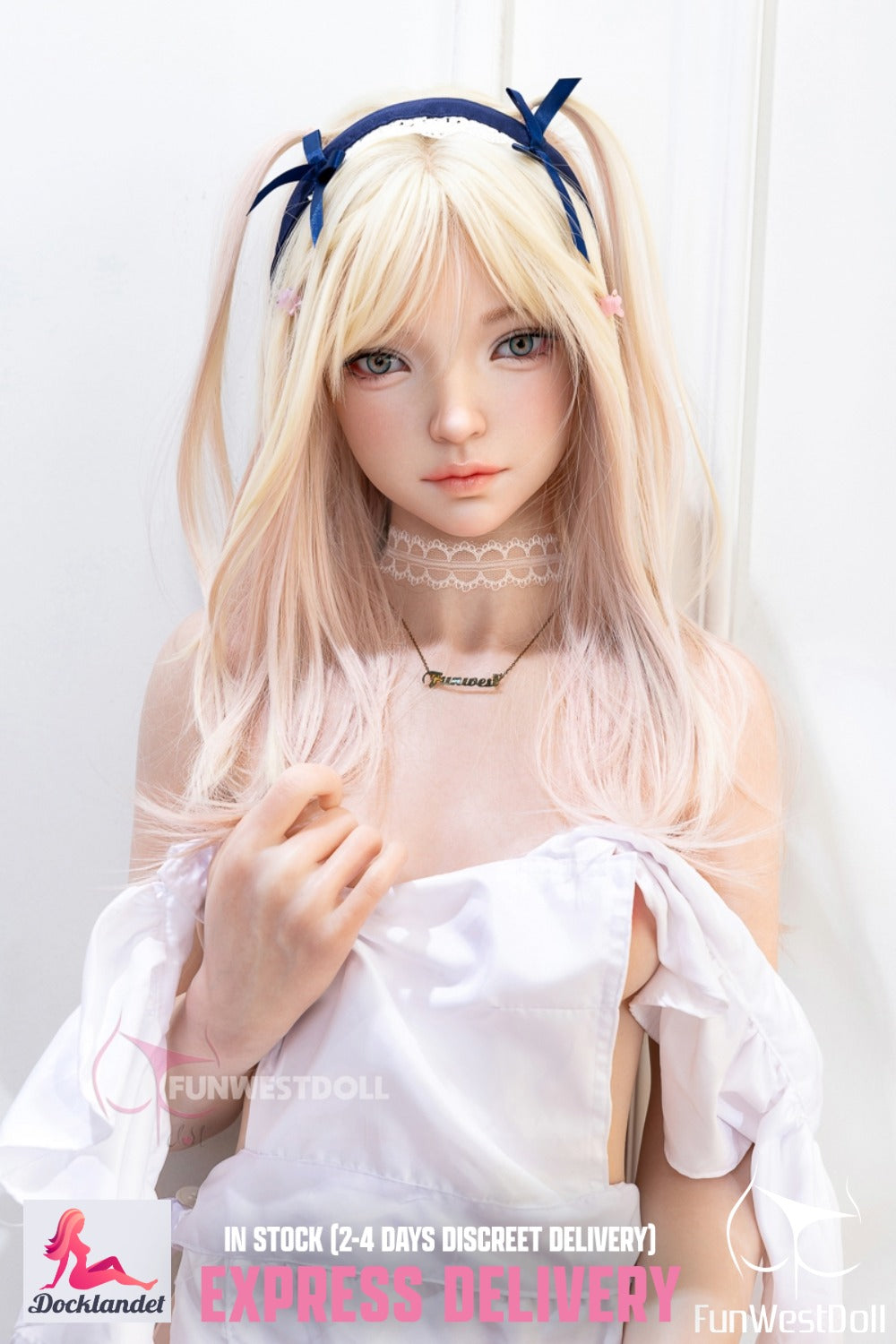 Žizele seksa lelle (FunWest Doll 159 cm A-kauss #056SJ RST silikons) EXPRESS